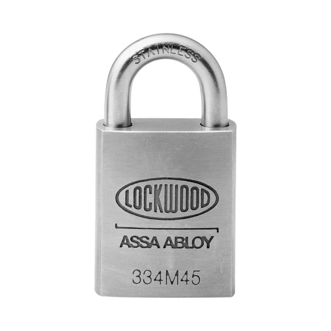 Lockwood High Security 334M Series Marine Grade Stainless Steel Case Padlock