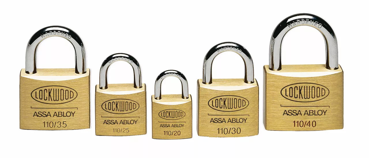 Lockwood Solid Brass 110 Series Padlocks
