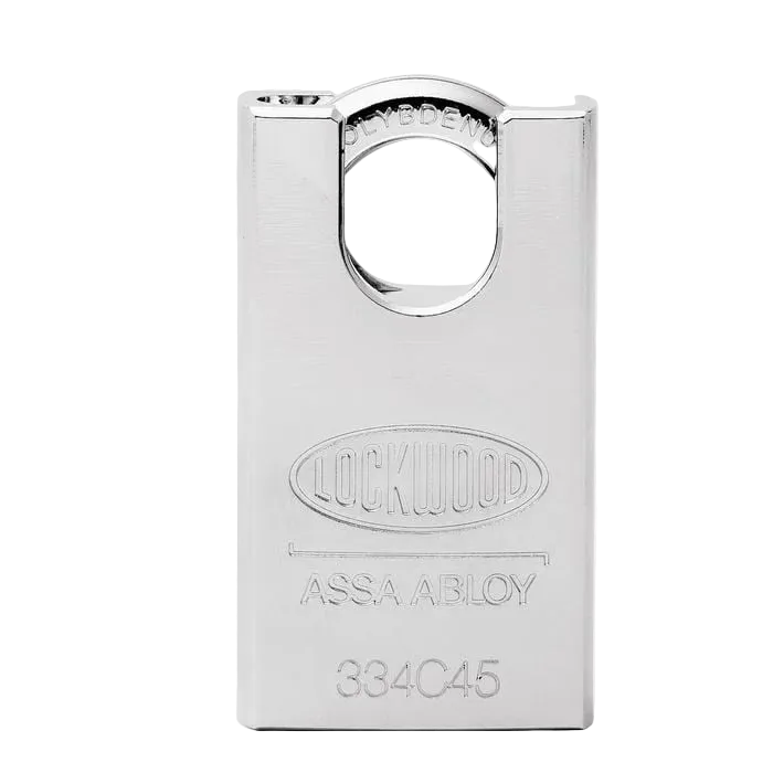 Lockwood 334 Series 19mm High Security Shrouded Steel Case Padlock