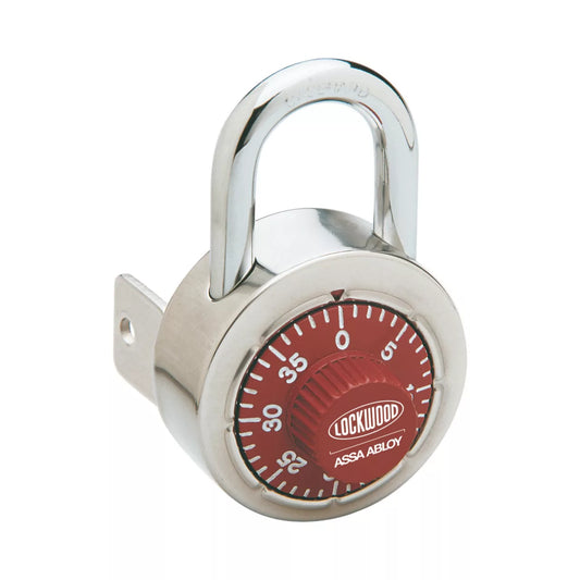 Lockwood Stainless Steel 141 Series Combination Padlock with Key Overide
