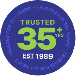 35 Years Emblem Logo