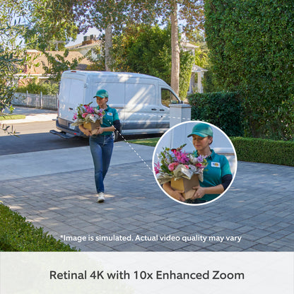 Ring Battery Video Doorbell Pro (2nd Gen) featuring retinal 4K