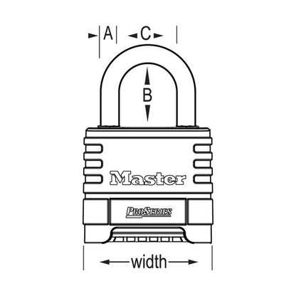 Master Lock 1175 ProSeries® Combination Padlock