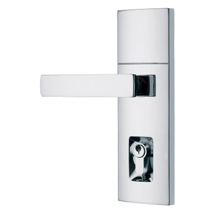 Gainsborough Trilock 2 Contemporary Angular Bright Chrome Leverset
