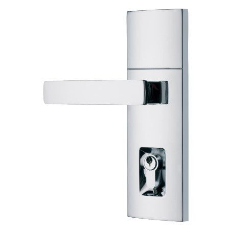 Gainsborough Trilock 2 Contemporary Angular Bright Chrome Leverset