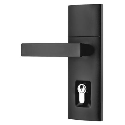 Gainsborough Trilock 2 Contemporary Angular Matte Black Leverset