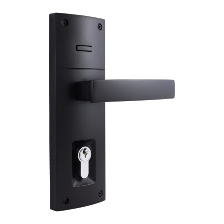 Gainsborough Trilock 2 Contemporary Angular Matte Black Leverset