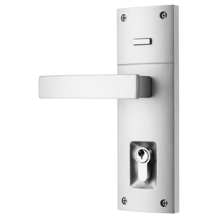 Gainsborough Trilock 2 Contemporary Angular Satin Chrome Leverset